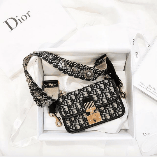DiorAddict Monogram Oblique Flap Bag 