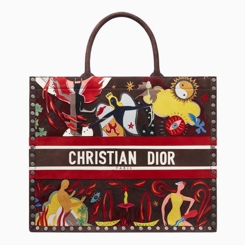 Embroidered Dior 'Book Tote' Bag, Inspired by traditional Mexican  craftsmanship, the colorful Spring-Summer 2018 embroidered Dior 'Book Tote'  bag requires more than thirty-two hours of, By Dior
