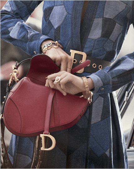 Dior Saddle Bag Size Comparison – green and slow