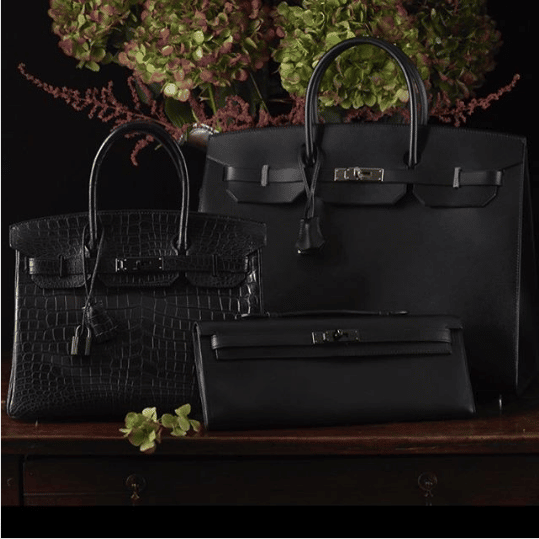Black Hermès HAC Birkin handbag breaks Fellows house record