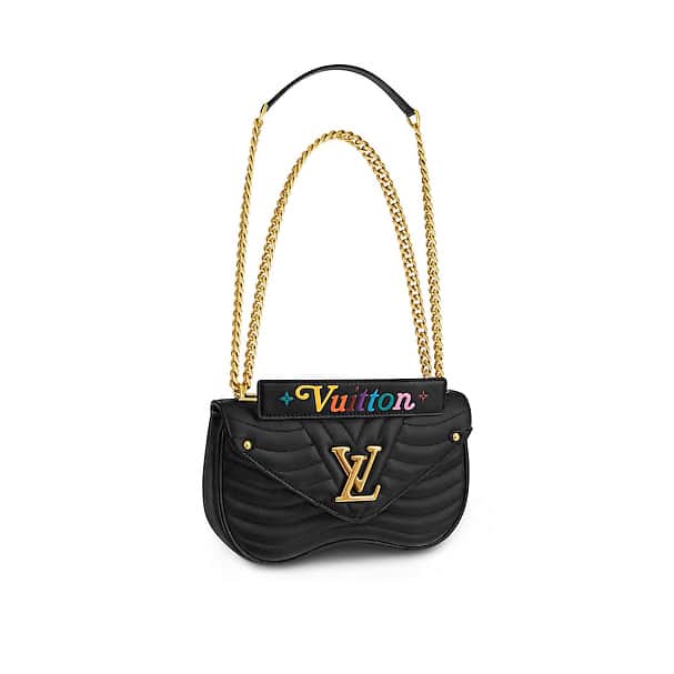 New Wave MM Chain Bag - Luxury New Wave Black