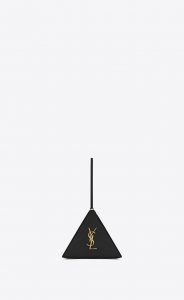 ysl pyramid bag black