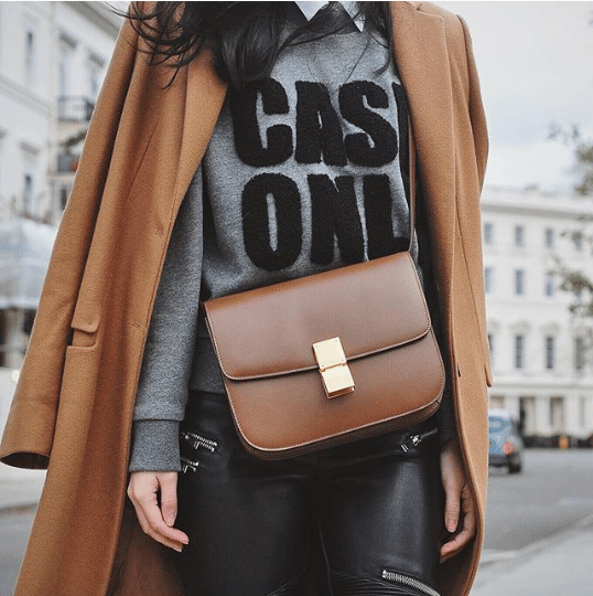 Outfit Inspo: Celine Classic Box in Brown