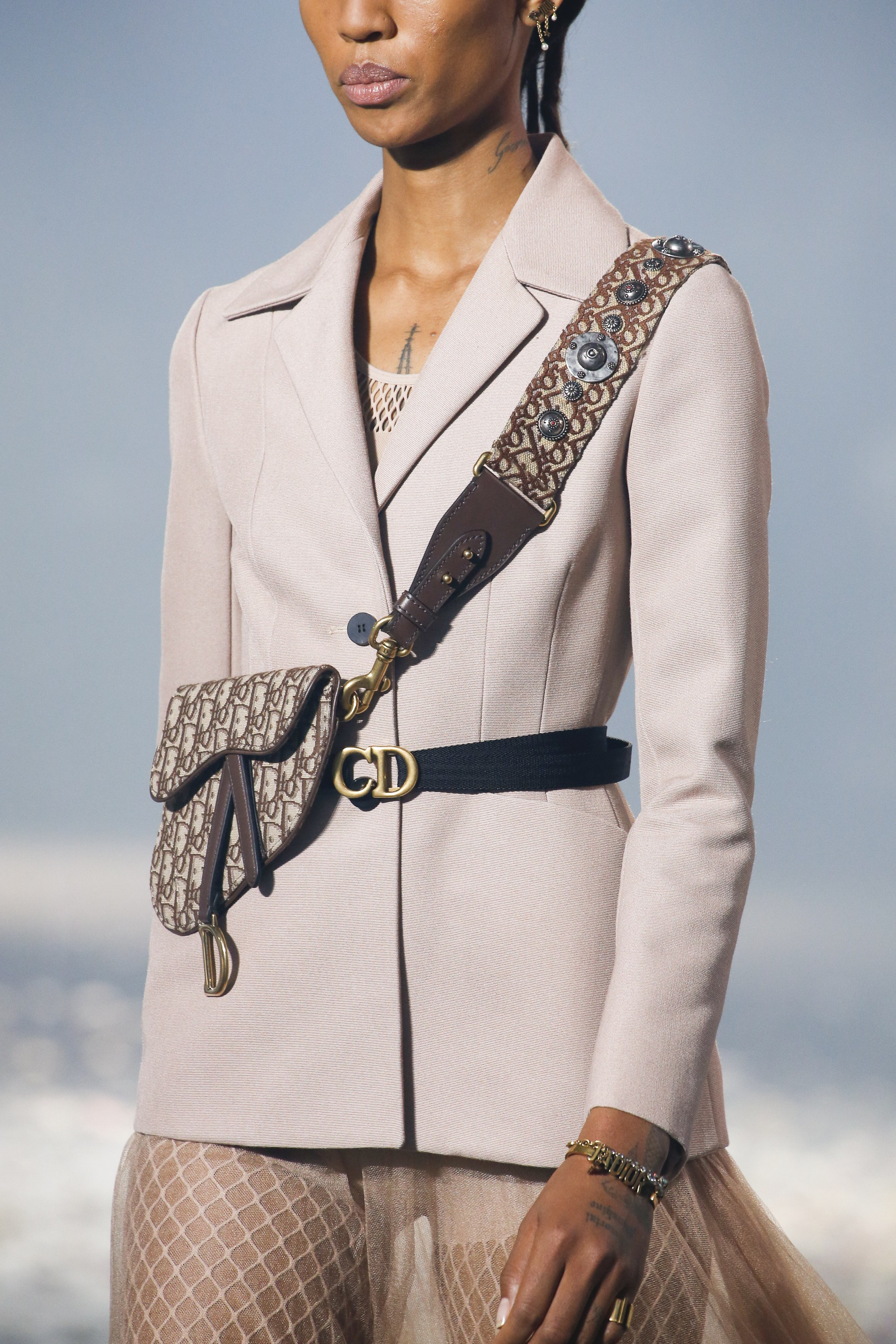 Saddle Pouch Blue Oblique  Womens Dior Mini Bags & Belt Bags ⋆  Rincondelamujer
