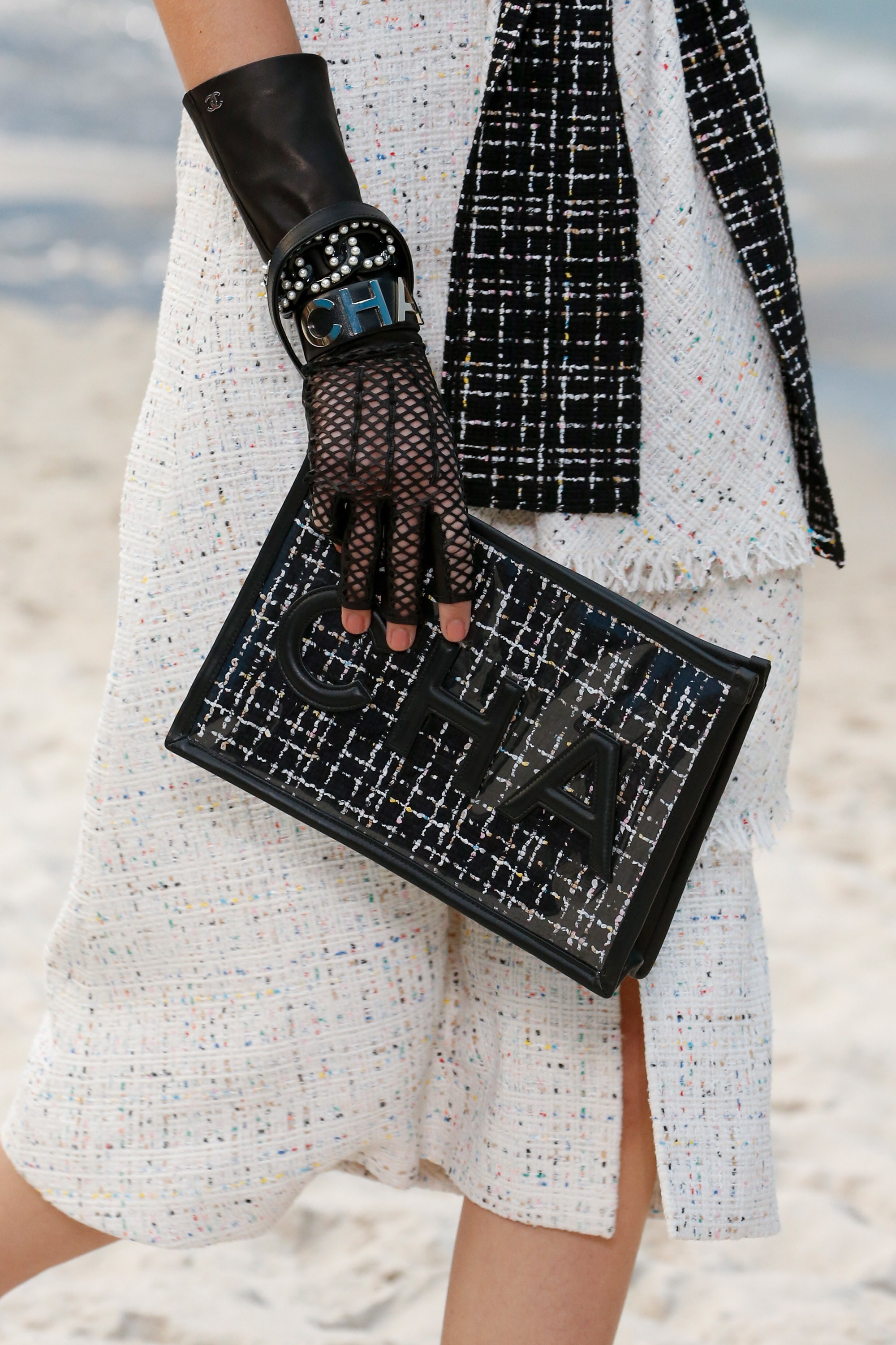 Chanel Spring 2019 By the Sea Terrycloth Flap Bag · INTO