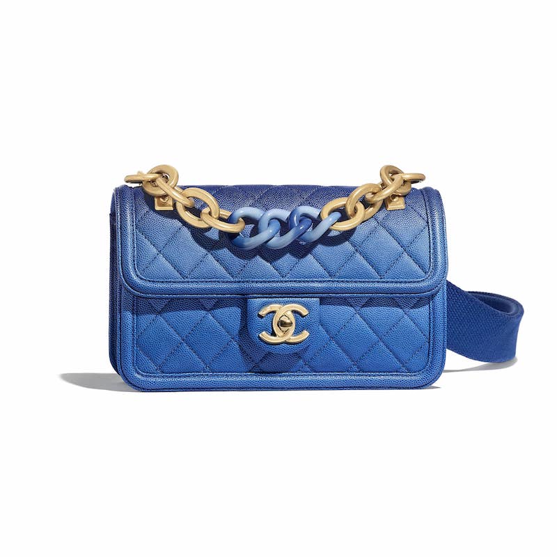 Chanel Blue Sunset On The Sea Small Flap Bag