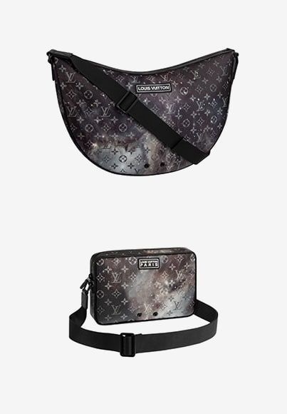 Louis Vuitton 2018 Pre-owned Monogram Galaxy Alpha Messenger Bag - Black