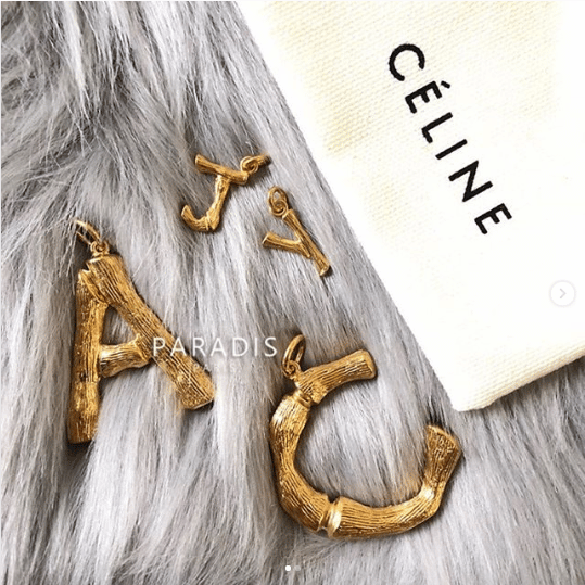 Celine Alphabet Pendant Guide | Spotted 