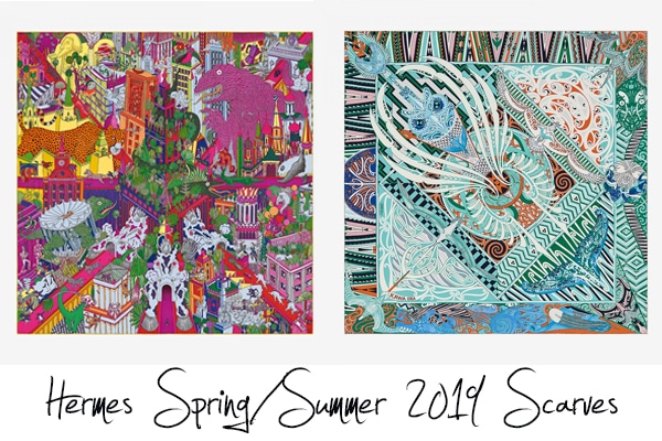hermes spring 2019 scarves