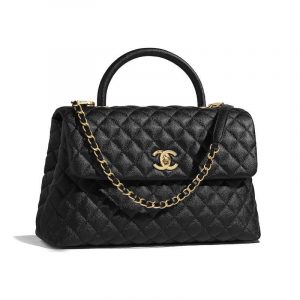 coco chanel black bag