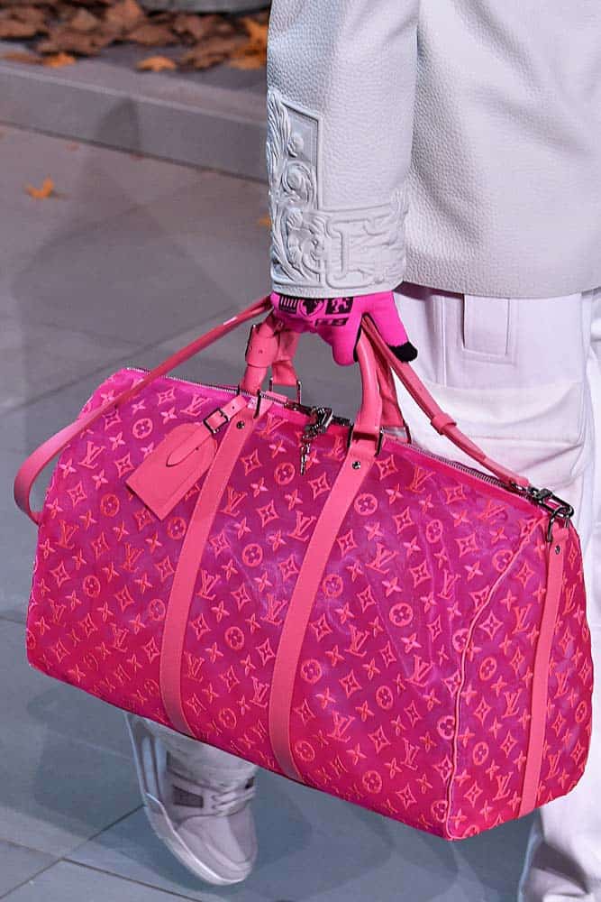 Shop Louis Vuitton Men's Pink Bags