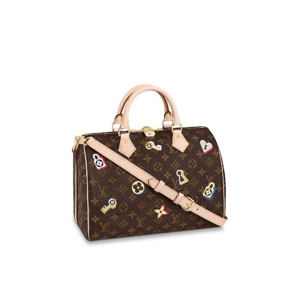 Louis Vuitton® Lockme Chain Bag East West Rose Trianon. Size in 2023