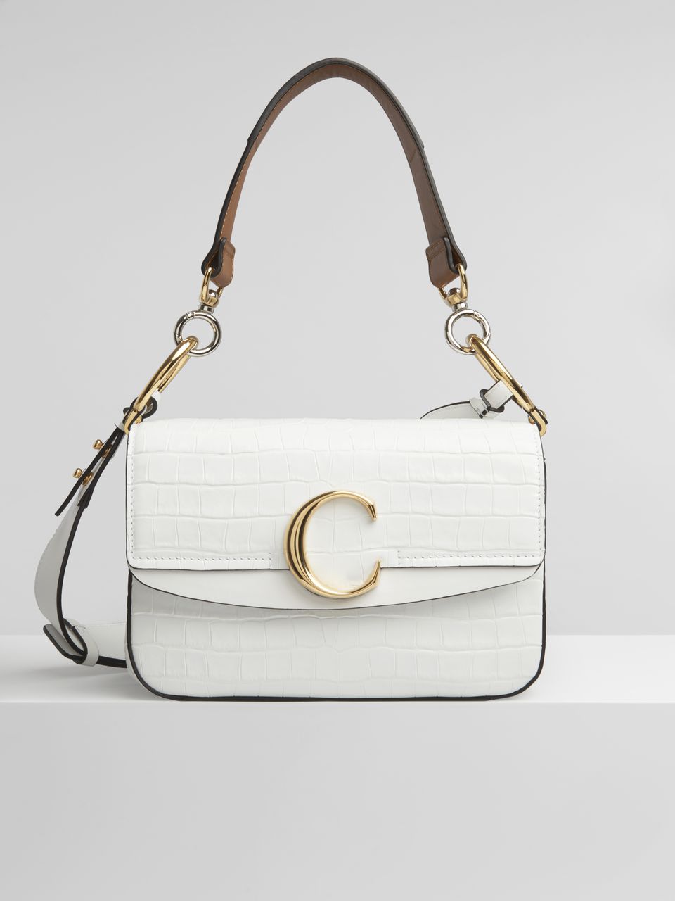 Fashion Look Featuring Chloé Shoulder Bags and Chloé Clutches by