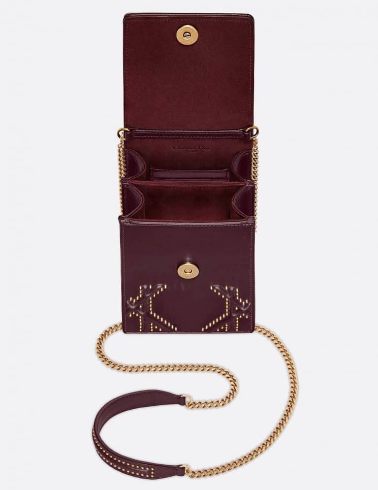 diorama gold clutch