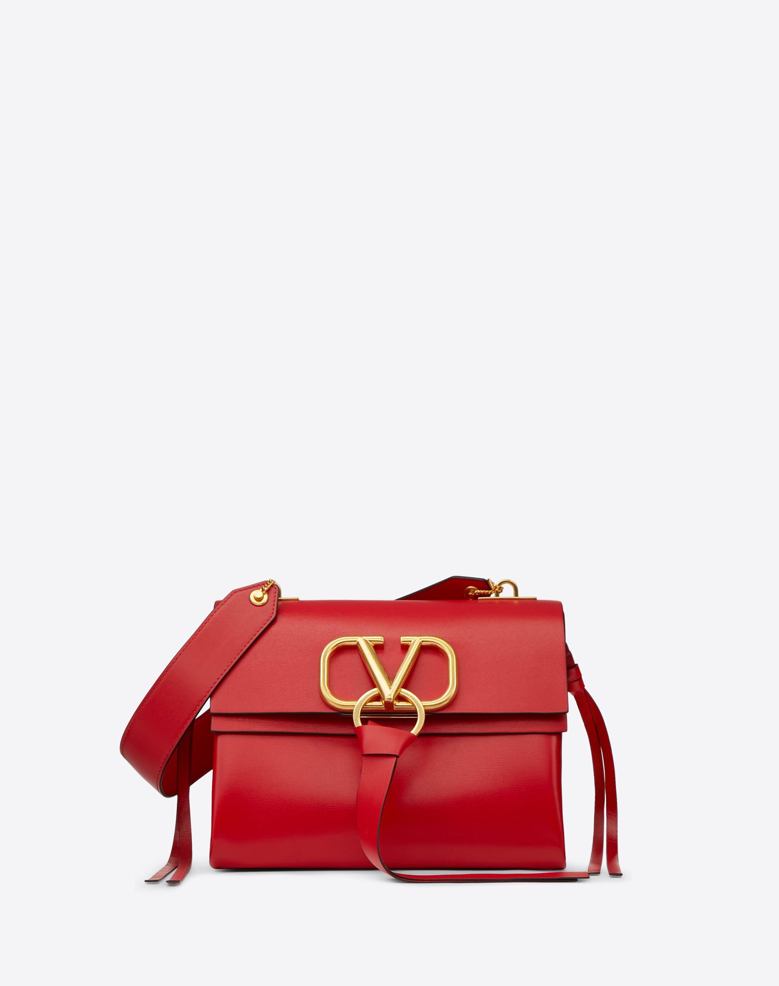 Valentino Vring Red Tote Bag