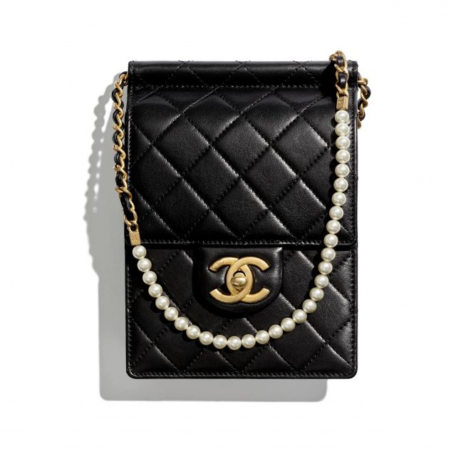 chanel double bag with pearls price