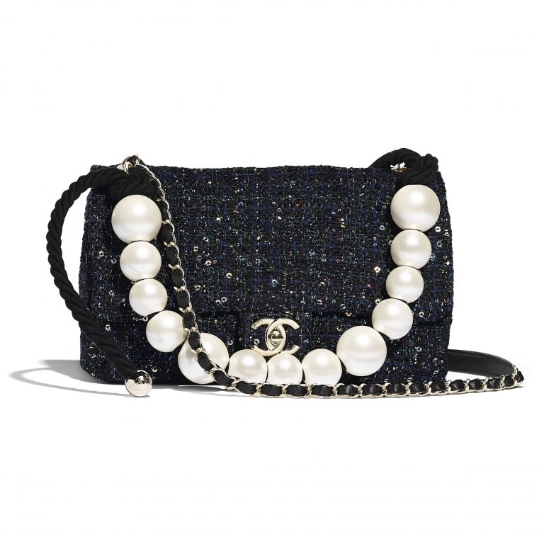 chanel mini with pearls