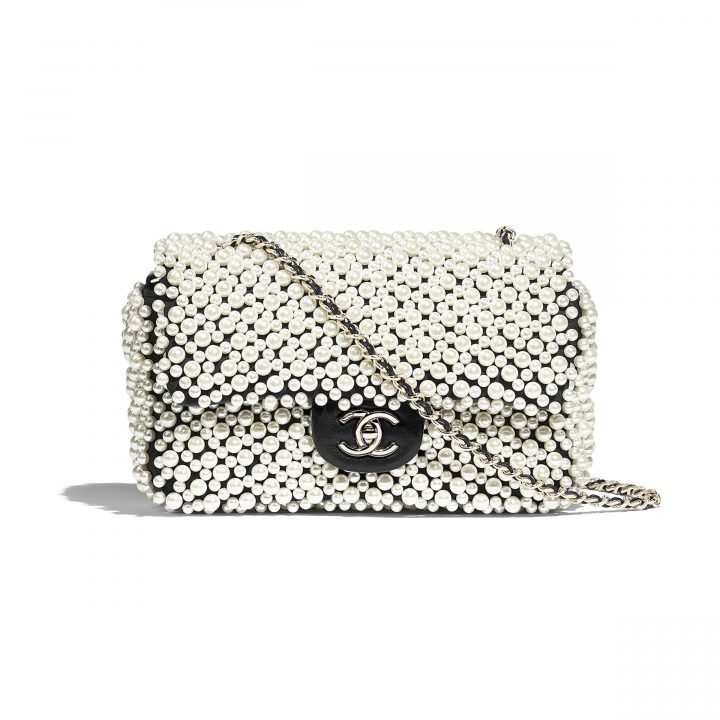 chanel mini with pearls