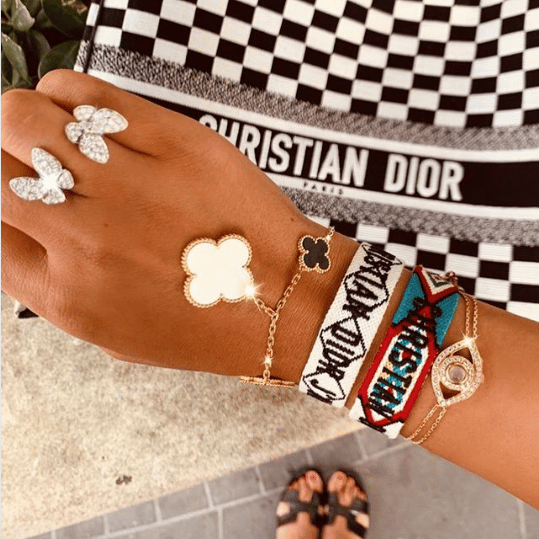 Dior, Jewelry, Christian Dior J Dior Friendship Bracelet