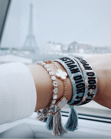 J'adior cloth bracelet Dior Multicolour in Cloth - 35877521