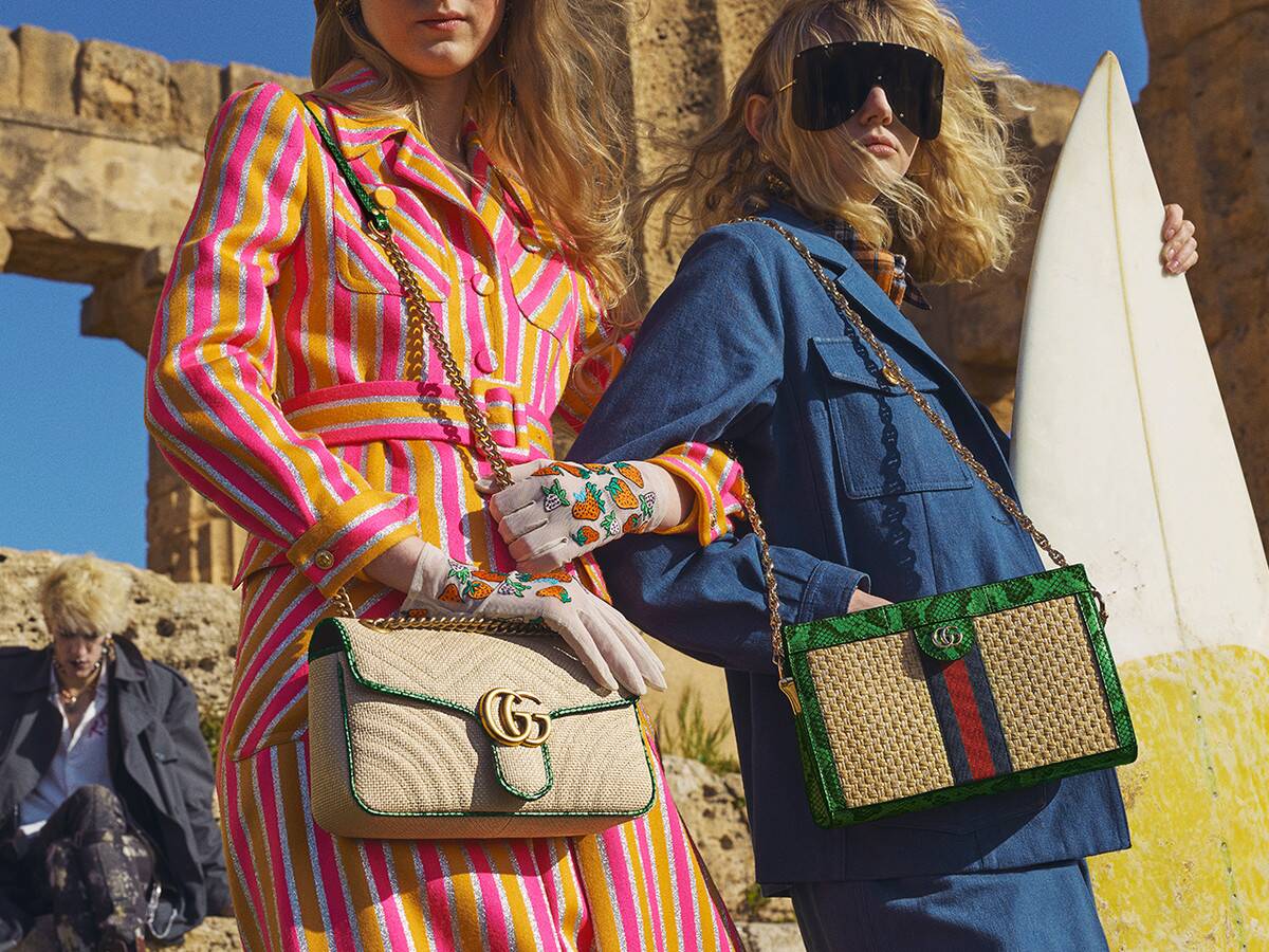 rør Victor gas Gucci Pre-Fall 2019 Bag Collection Features Raffia and Straw Bags - Spotted  Fashion