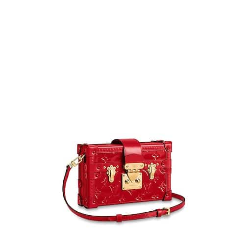 Louis Vuitton 2019 Monogram Vernis Cannes - Red Bucket Bags