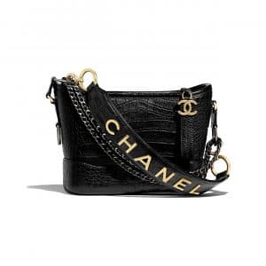 Chanel gabrielle discount croc embossed price