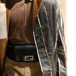 Fendi Black Striped Baguette Belt Bag - Spring 2020