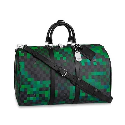 Louis Vuitton Virgil Abloh Damier Keepall Bandoulière Handbag