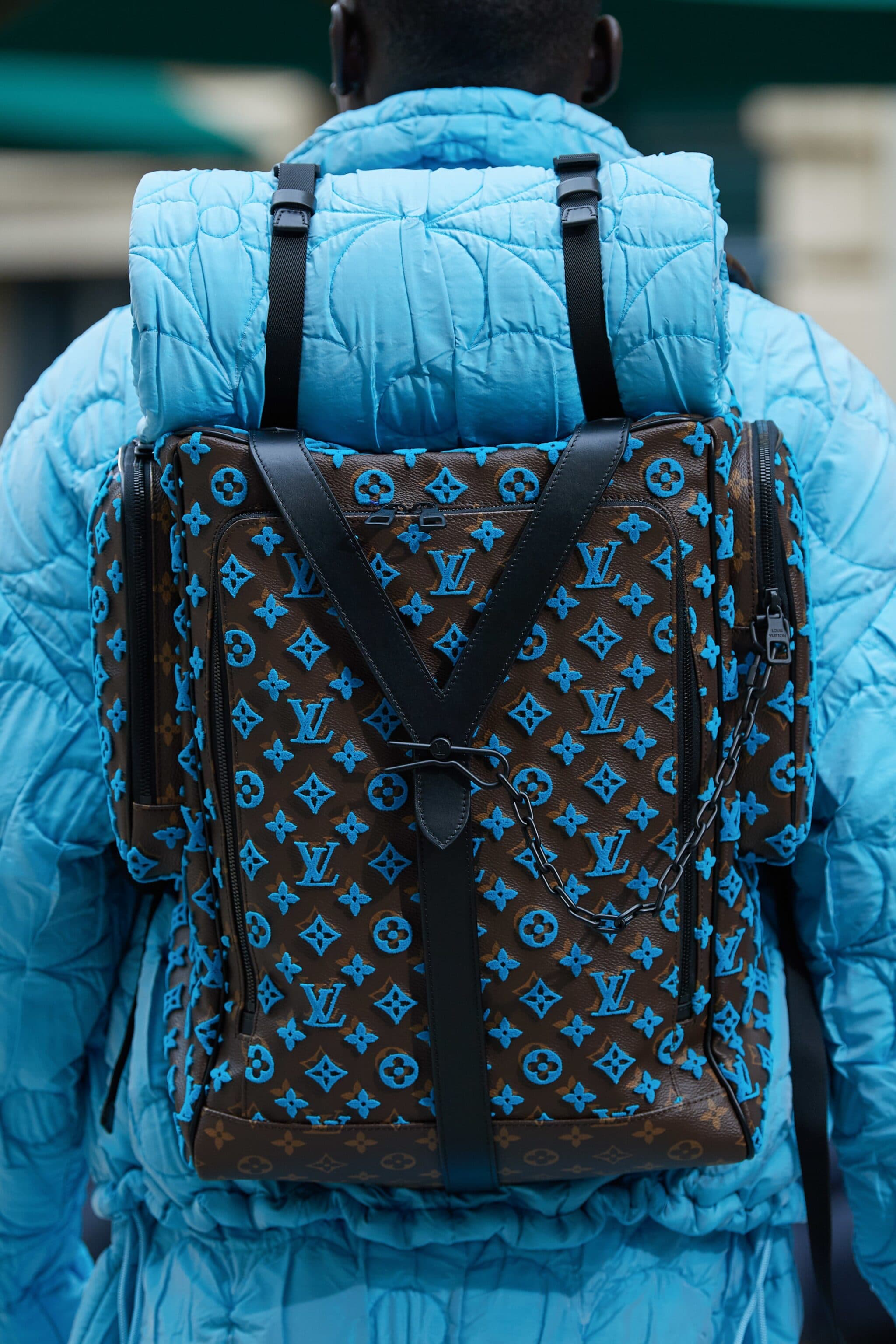 Louis Vuitton Pacific Blue Paris Runway Exclusive Outdoor Backpack, Grailed