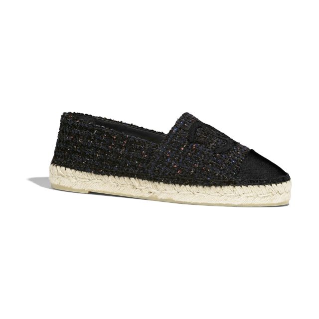 Chanel Espadrilles for Prefall 2019 with new Logo Slingback - Spotted ...