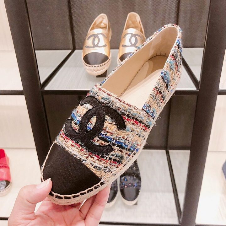 Chanel Espadrilles for Prefall 2019 with new Logo Slingback - Spotted ...