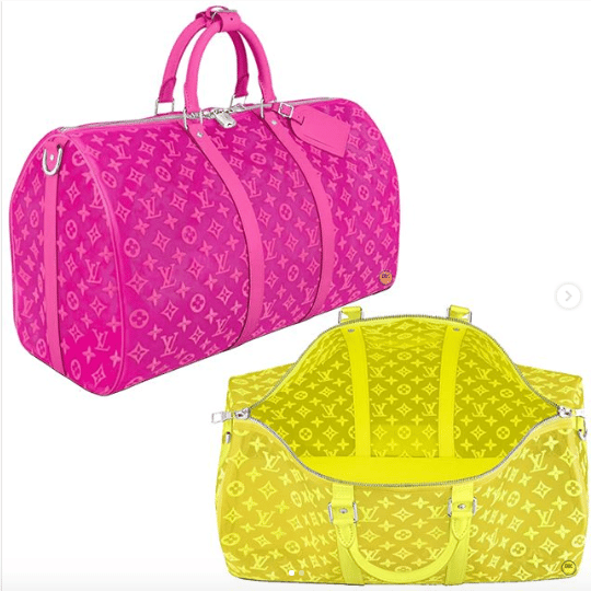 Louis Vuitton Neon Yellow Keepall Bandouliere 50 – The Refind Closet