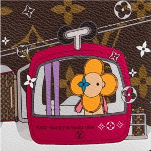 Louis Vuitton Monogram 2019 Christmas Animation Shanghai Bag Charm