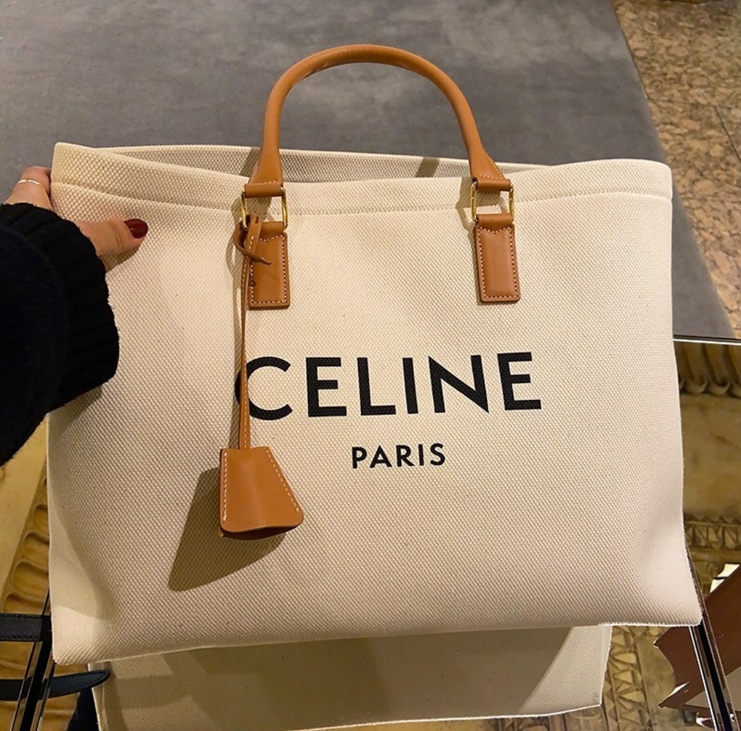 Celine Vertical Cabas Tote Bag