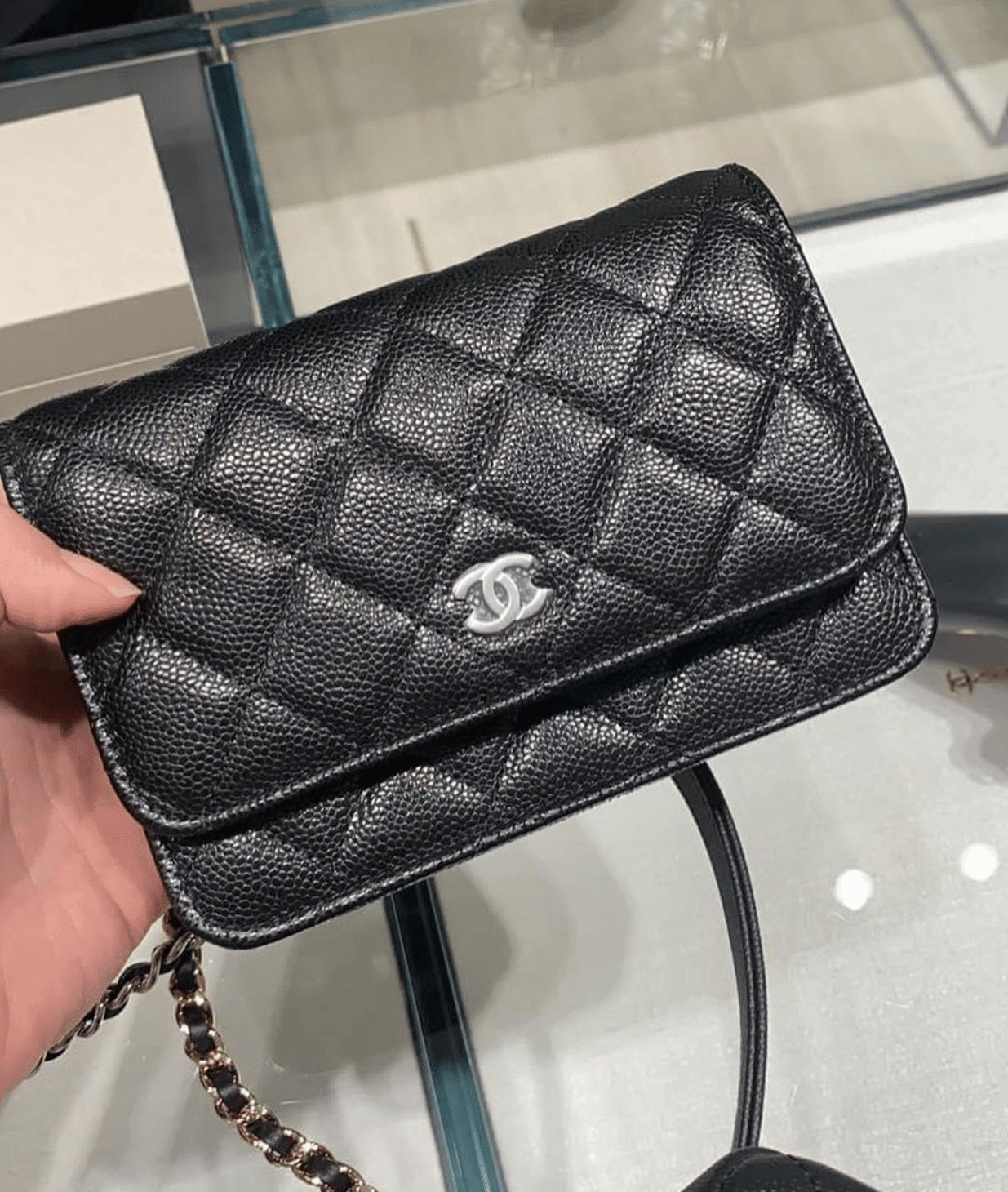 Chanel Mini WOC in Black Caviar GHW  Brands Lover