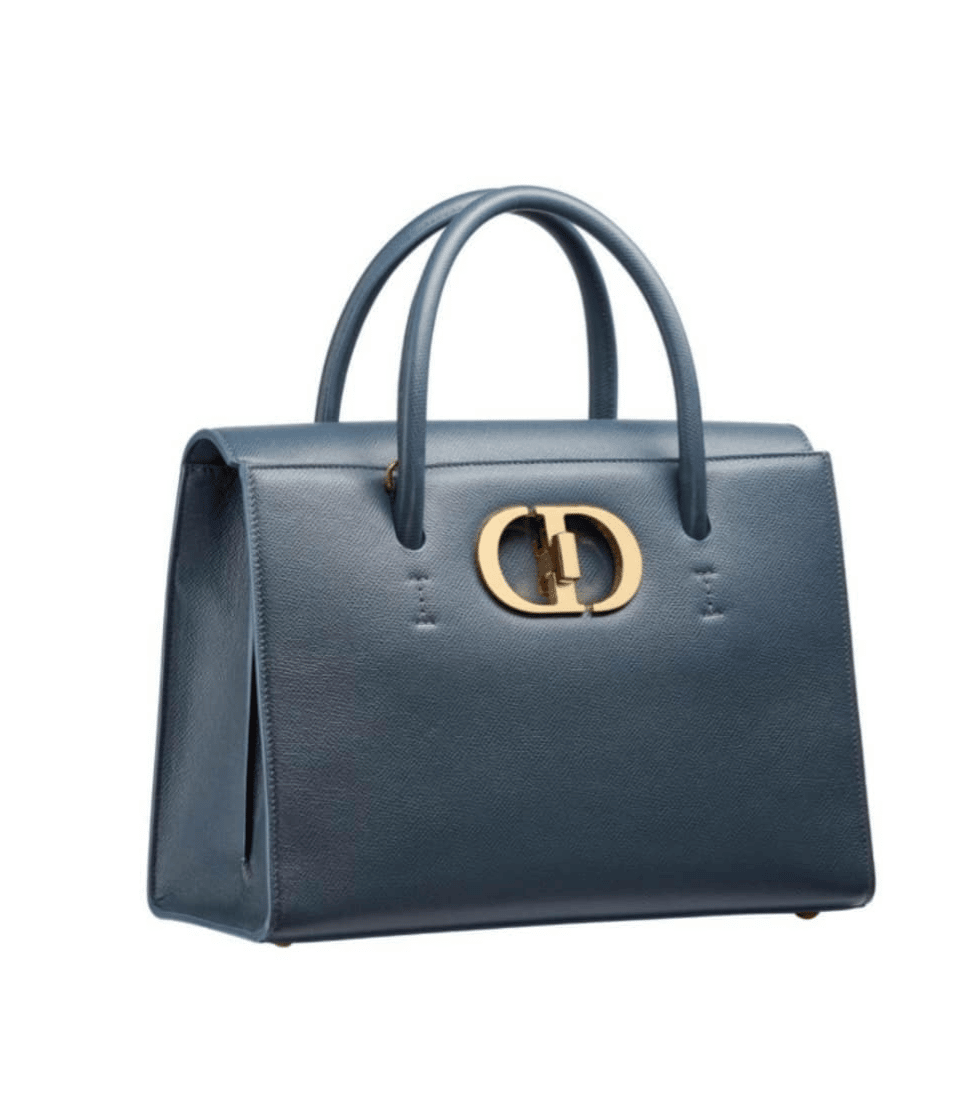 Dior 30 Montaigne Bag Denim Blue Microcannage 3D model
