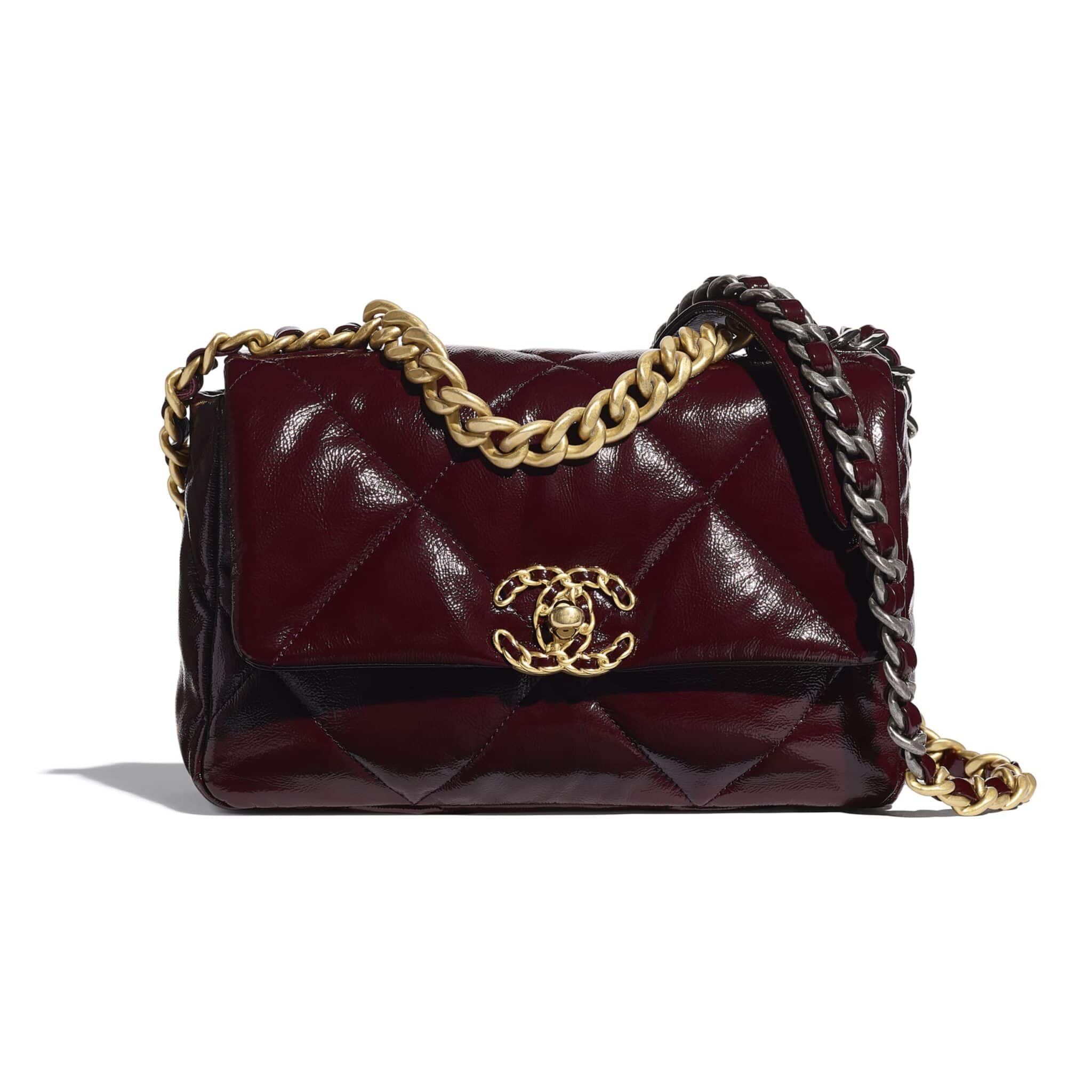 CHANEL Shopping Bag Shiny Aged Calfskin GoldTone SilverTone   RutheniumFinish Metal Black  AS1875B0340894305  Ha  Fashion handbags  Chanel flap bag Bags