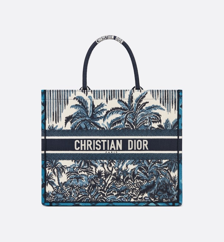 Dior Blue Tote Bag 