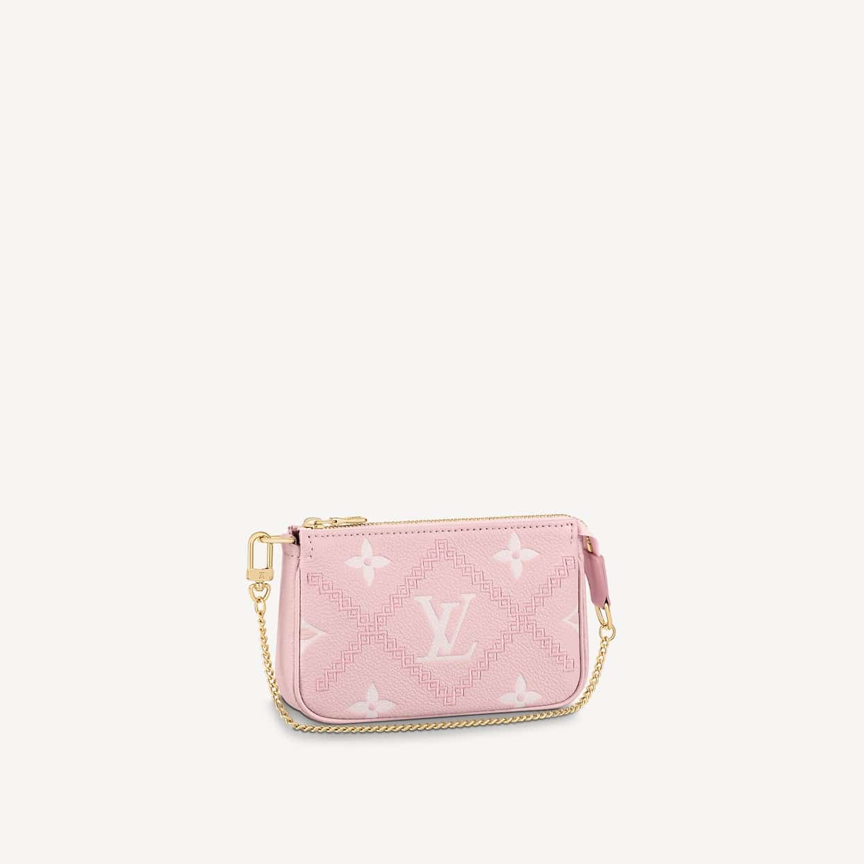 Louis Vuitton, Bags, Pink Louis Vuitton Pochette Monogram Empreinte